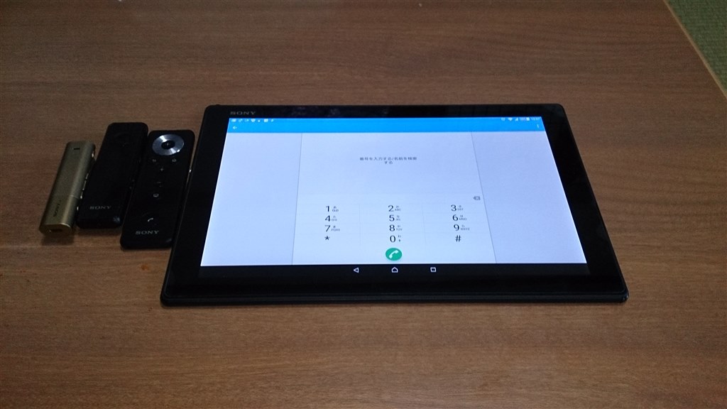 通話機能付きがプライオリティ』 SONY Xperia Z4 Tablet SO-05G docomo 