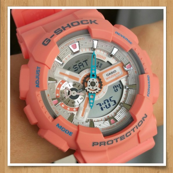 電池交換済み稼動品美品G-SHOCK GA-110DN-6AJF ダスティネオン 最安値】レア＊G-SHOCK GA-110DN-6AJF ダスティ・ネオン 紫 - メルカリ