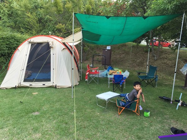 【希少】DOD 初代　カマボコテント T5-460 カマボコテント 広いリビングを備えた2ルーム型トンネルテント