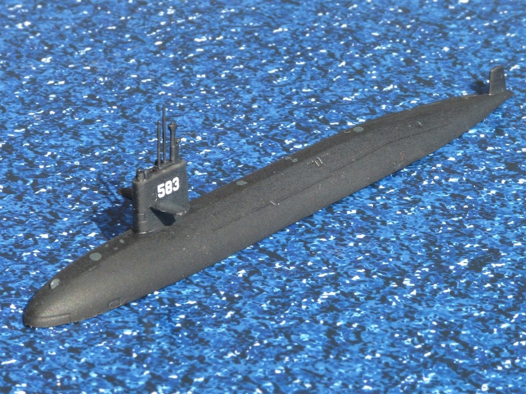 童友社 700 世界の潜水艦シリーズ No.1 海上自衛隊 おやしお型潜水艦 プラモデル WSC-1