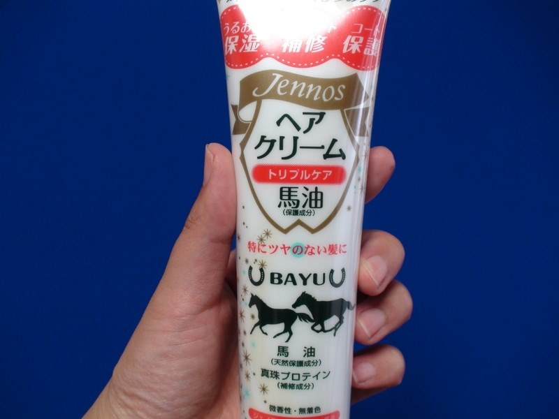 いつでも使える感じが手軽でいい 柳屋 ジェノス ヘアクリーム 馬油 140g ごはんねこさんのレビュー評価 評判 価格 Com