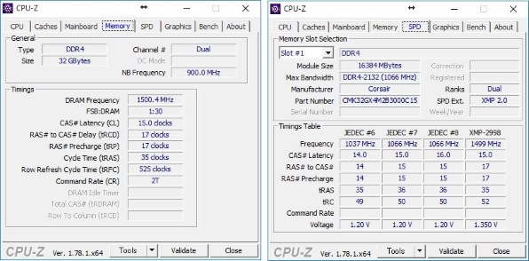 Corsair CMK32GX4M2B3000C15 [DDR4 PC4-24000 16GB 2枚組]投稿画像