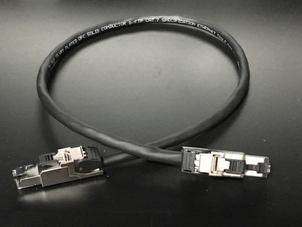 OYAIDE LANケーブル IS-707 吹き出し RJ 10G BASE-T 対応