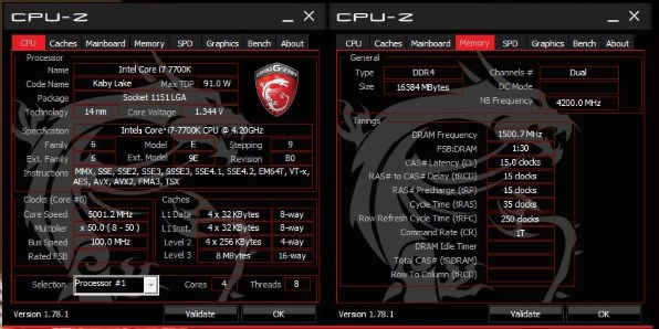 ここまで使用しての状態の再レビュになります インテル Core I7 7700k Box オリエントブルーさんのレビュー評価 評判 価格 Com