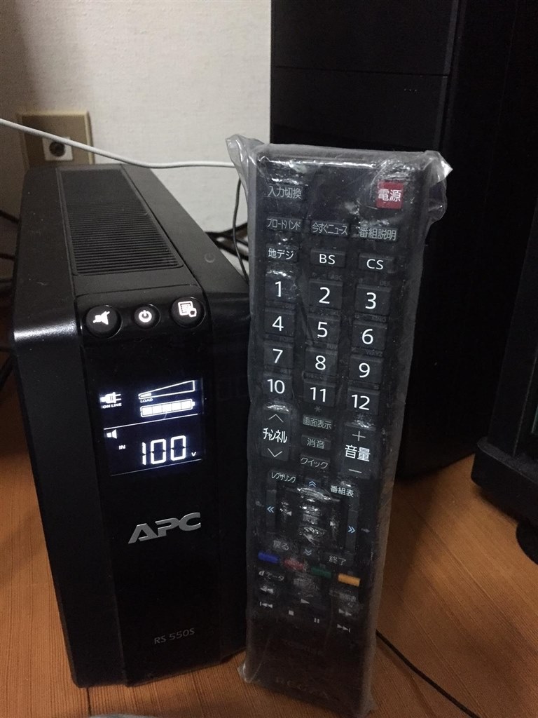 初UPSはモニター当選の新型機』 APC BR550S-JP [Black] X103さんのレビュー評価・評判 - 価格.com