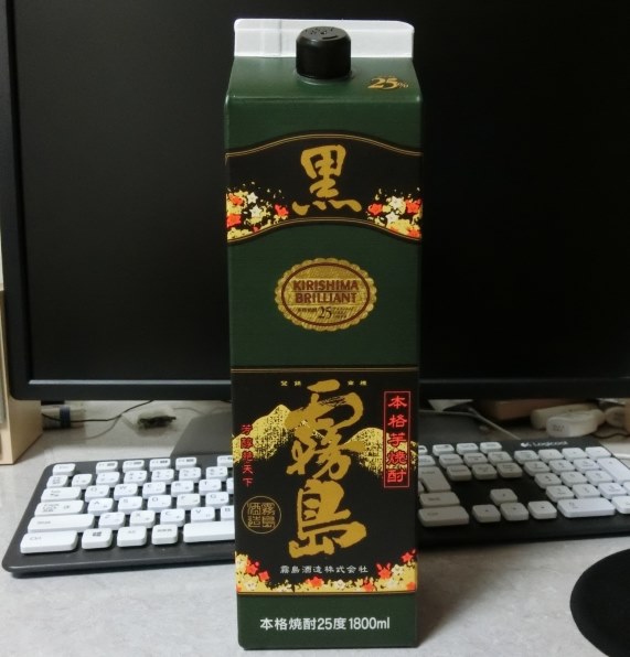 霧島酒造 黒霧島 25度 パック 1800ml 価格比較 - 価格.com