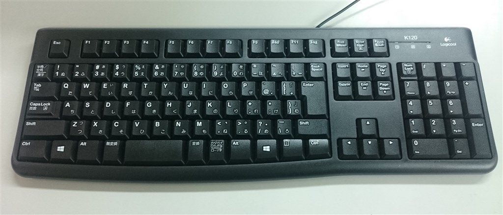 普通に使える１ｋキーボード』 ロジクール Keyboard K120 [ブラック] Takesi_38さんのレビュー評価・評判 - 価格.com