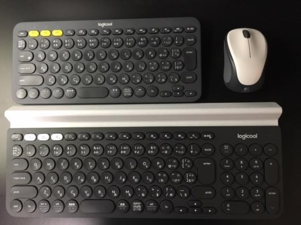 BIOS で使えるワイヤレス・マルチデバイスキーボード