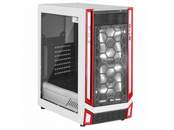 【サイコム】 SilverStone Redline SST-RL05BW-W (ATXミドルタワー) @新品@
