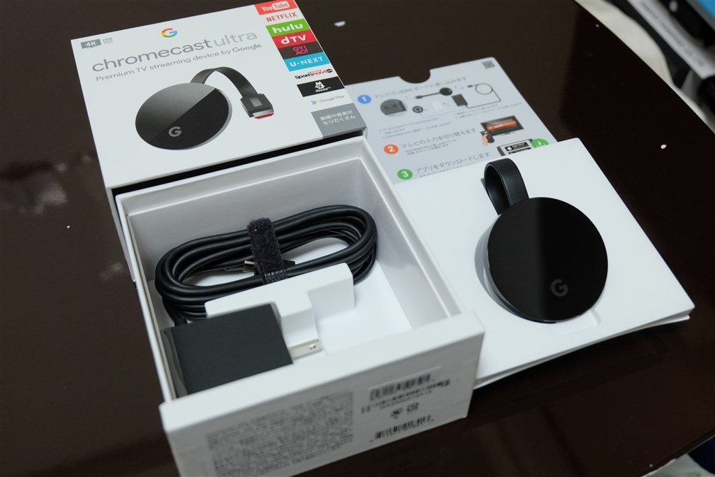 Ultra Hd最高 もう一台欲しい Google Chromecast Ultra Ga3aa16 ブラック Kuma Cafeさんのレビュー評価 評判 価格 Com