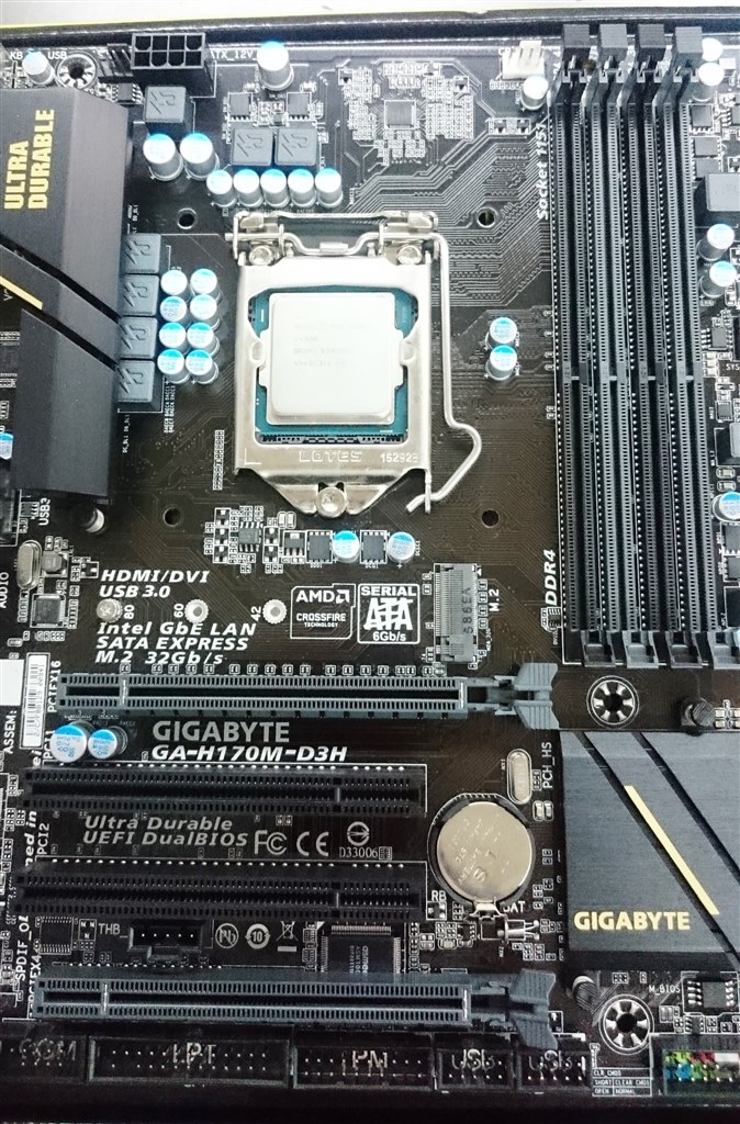 スタンダードに位置するママ』 GIGABYTE GA-H170M-D3H [Rev.1.0