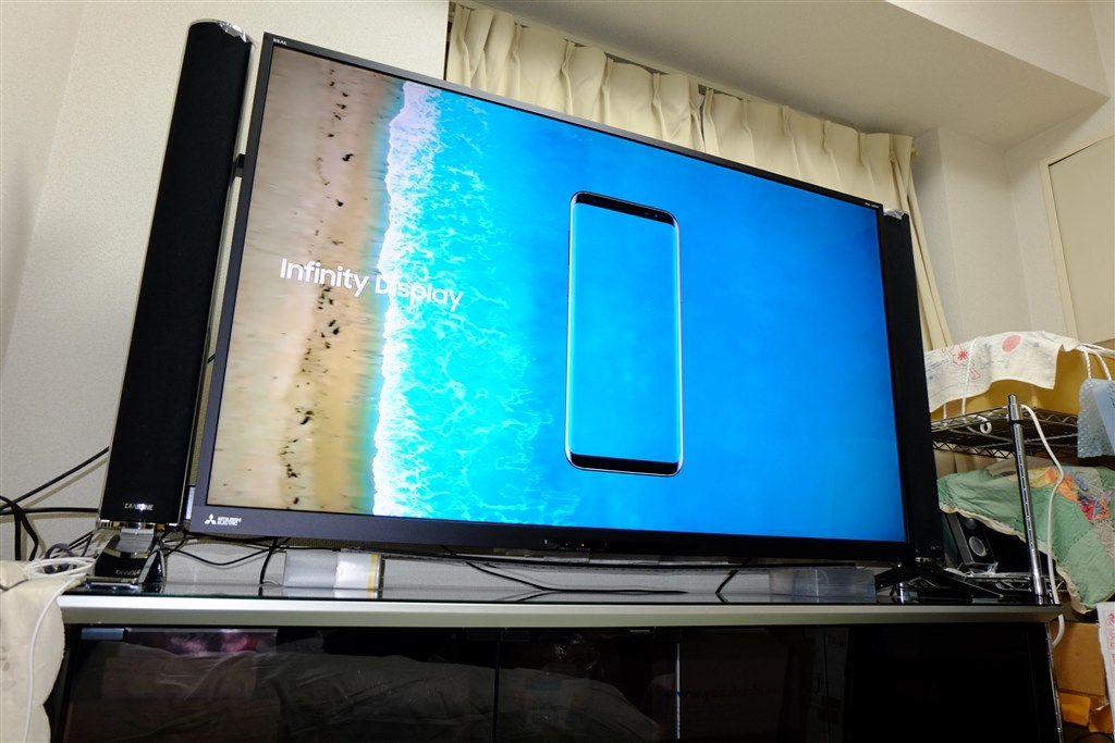 映像の美しさに惹かれる プラズマテレビ TH-65PZ800と併用』 三菱電機 REAL LCD-58LS1 [58インチ]  KUMA＆CAFEさんのレビュー評価・評判 - 価格.com