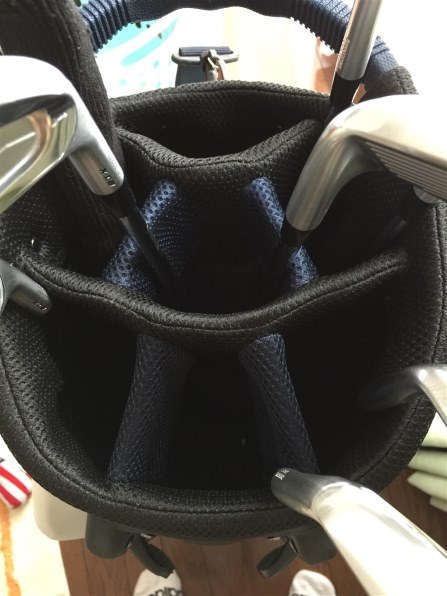 adidas/アディダス マットPUライトスタンド キャディバッグ【紺