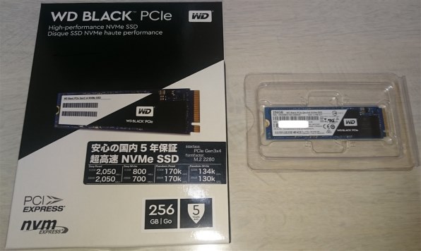 内蔵型SSD WD Black PCIe SSD  WDS256G1X0C Amazon | WD 内蔵SSD M.2-2280 / 256GB / WD Black / PCIe Gen3