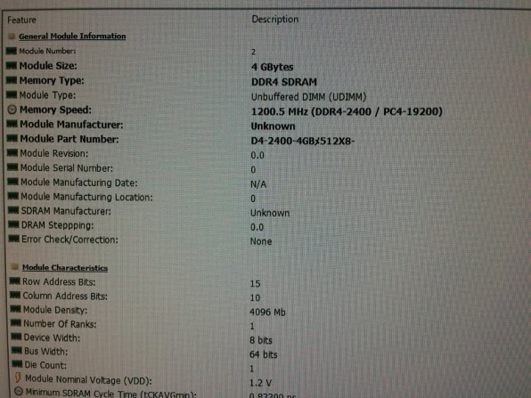 UMAX DCDDR4-2400-8GB HS [DDR4 PC4-19200 4GB 2枚組] 価格比較