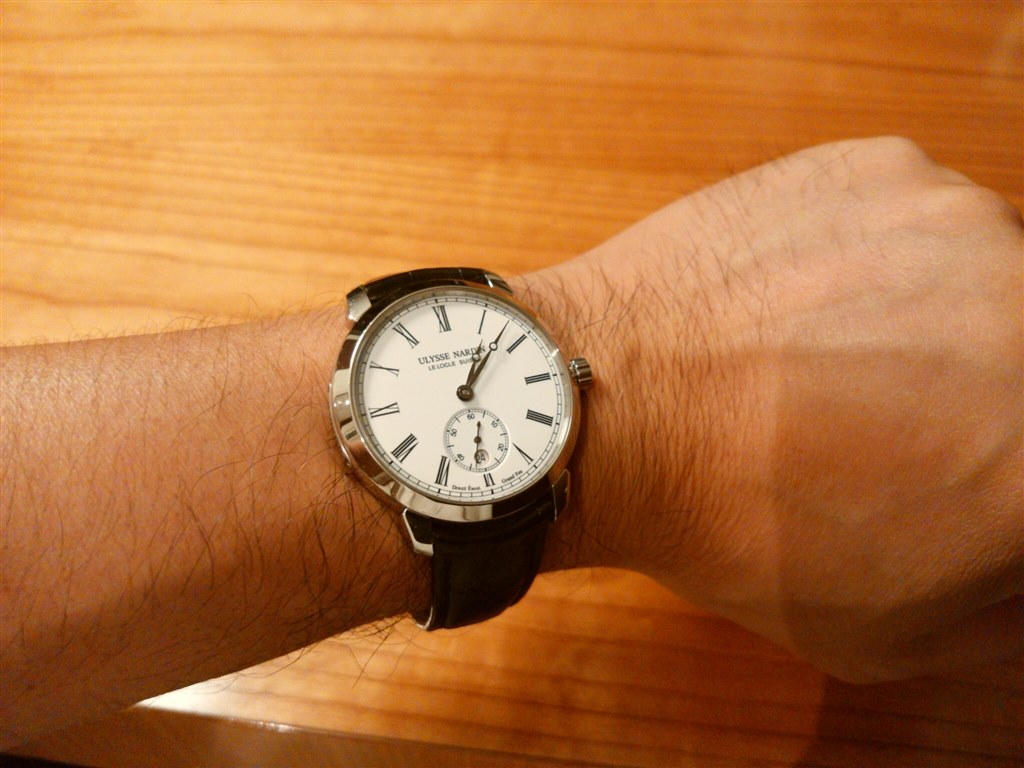 ユリスナルダン クラシコ WG×革   メンズ 腕時計