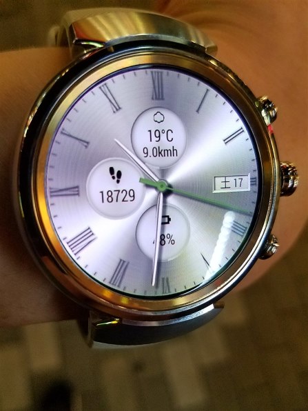 ASUS ASUS ZenWatch 3 WI503Q-RGR04 [シルバー/ベージュ]投稿画像