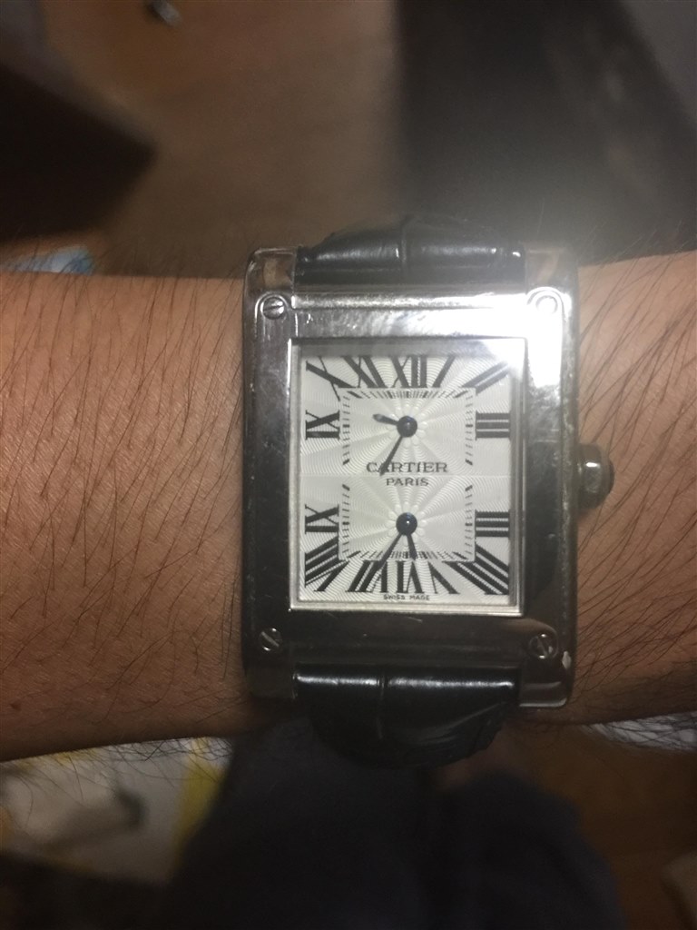 数少ないレアな時計です カルティエ タンク ア ビス 2タイムゾーン W 一生懸命命さんのレビュー評価 評判 価格 Com