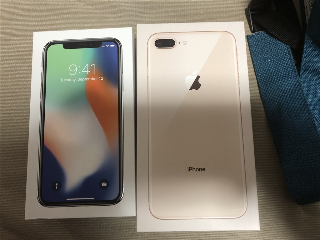 iPhone8Plusと比べると。写真追加』 Apple iPhone X 256GB docomo