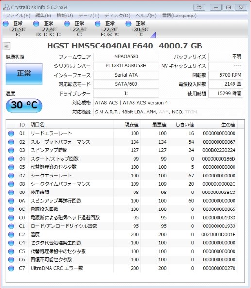 HGST 0S03361 [4TB SATA600] 価格比較 - 価格.com