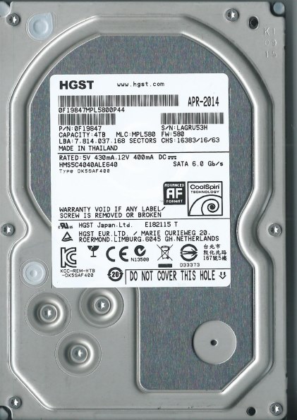 HGST 0S03361 [4TB SATA600] 価格比較 - 価格.com