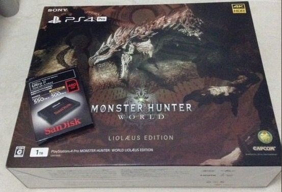 SIE プレイステーション4 Pro HDD 1TB MONSTER HUNTER： WORLD LIOLAEUS EDITION CUHJ-10020投稿画像・動画  - 価格.com