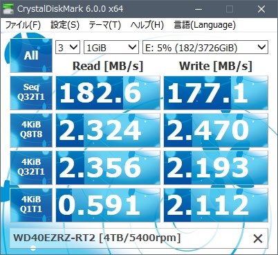 非常に優秀なコストパフォーマンスとそれに対する性能 追記 Western Digital Wd40ezrz Rt2 4tb Sata600 5400 Konatofuさんのレビュー評価 評判 価格 Com