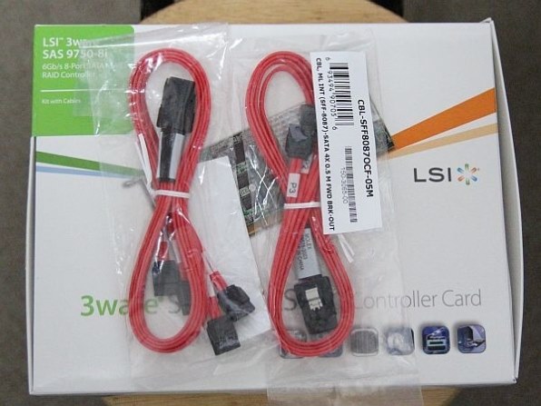 LSIロジック 3ware SAS 9750-8i Single Pack LSI00214 [SAS/SATA/RAID 