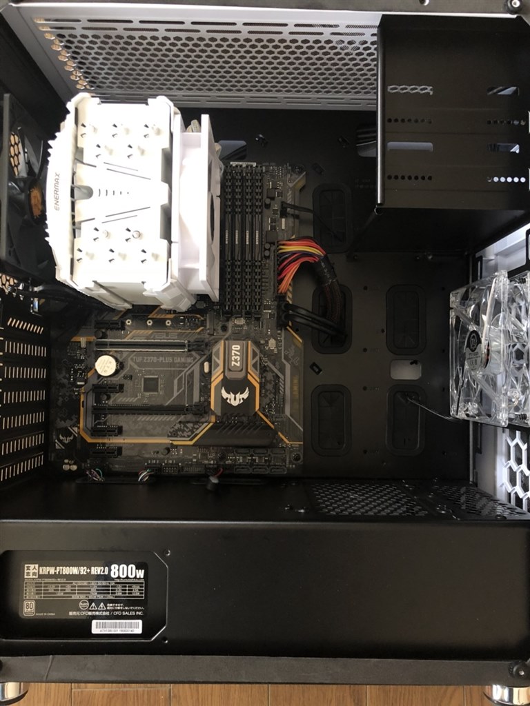 配線はしやすいです コスパは抜群 見た目もなかなか良いです Thermaltake Versa H26 White W Casefan Ca 1j5 00m6wn 01 ホワイト Katsuwo1さんのレビュー評価 評判 価格 Com