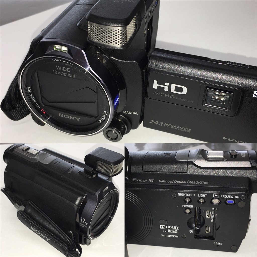 HDR-PJ790V  SONYビデオ