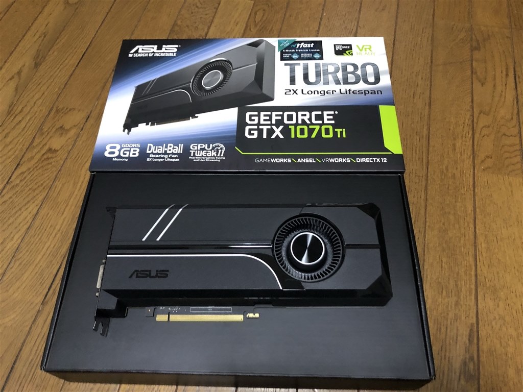 ASUS TURBO-GTX1070TI-8G [PCIExp 8GB]のレビュー・評価