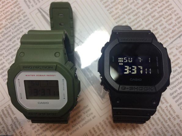 カシオ G-SHOCK ソリッドカラーズ DW-5600BB-1JF レビュー評価・評判