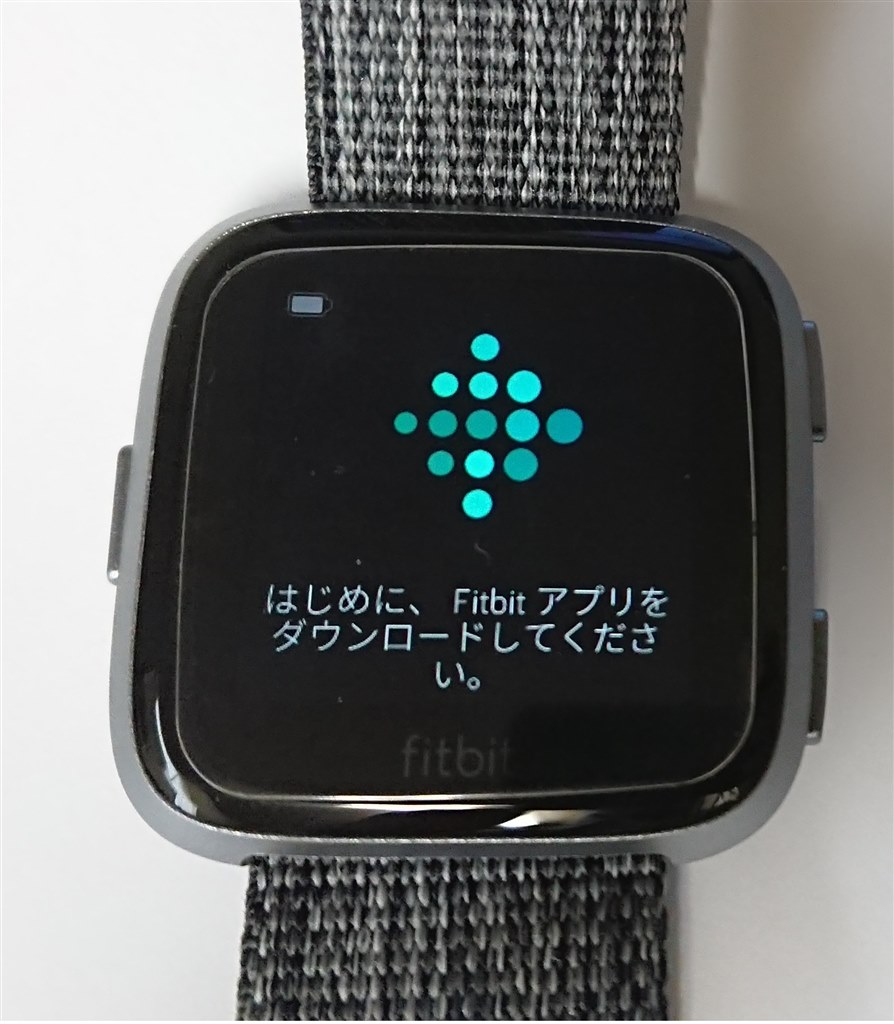 １週間でゴミになりました。』 Fitbit Fitbit Versa FB505GMBK-CJK