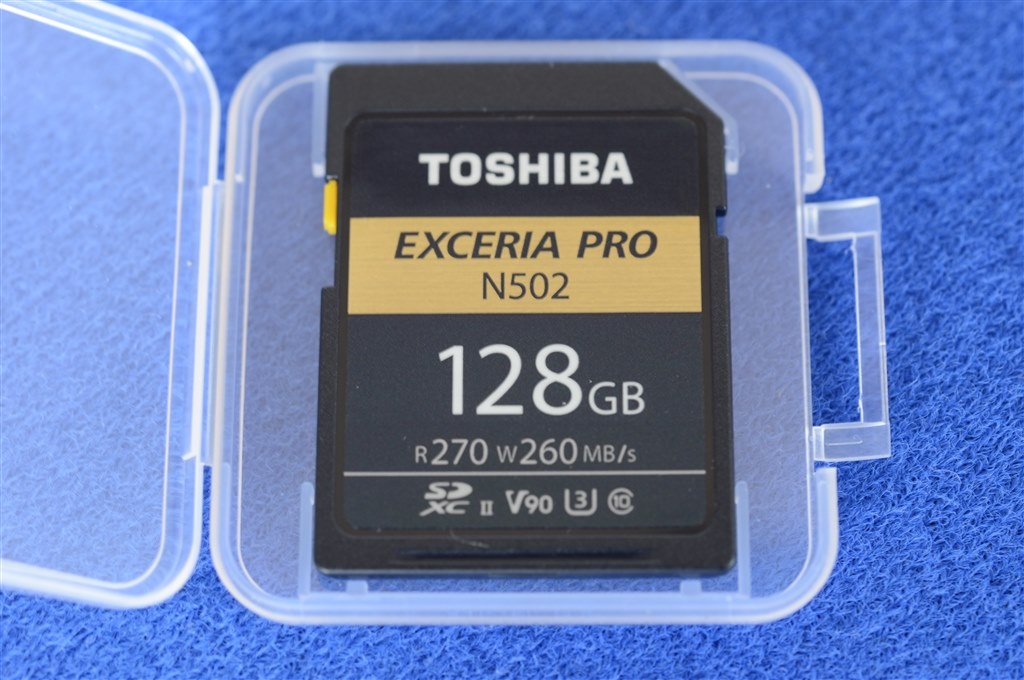 UHS-II SDカードでは最高の安定性 東芝 EXCERIA PRO N502 128GB