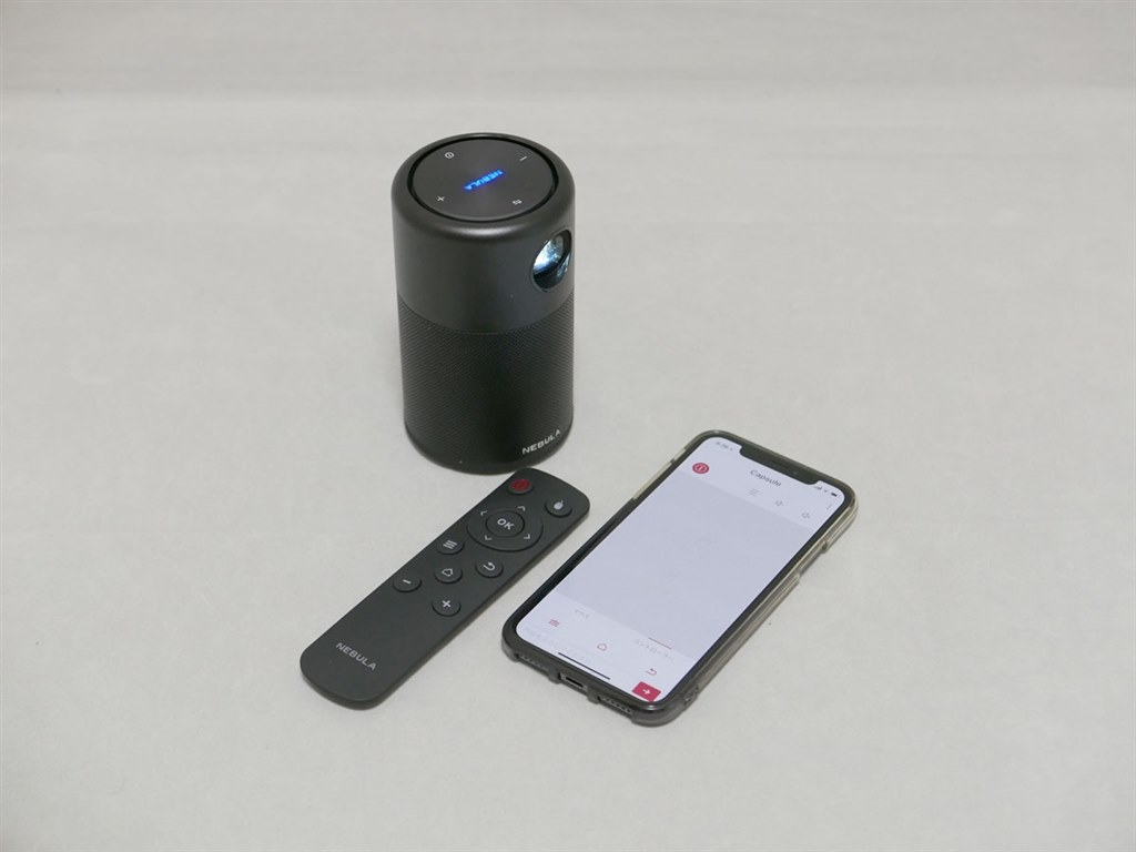 NEBULA Capsule Pro ブラック　動作確認済み 明るさアップで魅力倍増！』 ANKER Nebula Capsule Pro