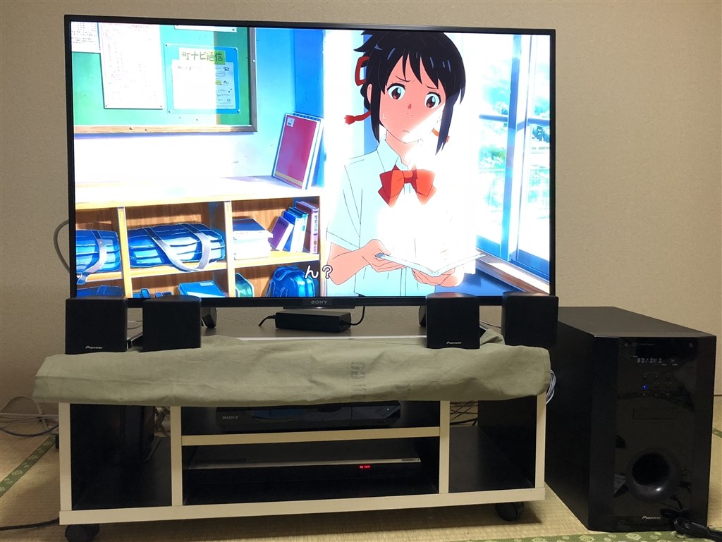 初めての4K テレビ』 SONY BRAVIA KJ-43X7500F [43インチ] ネコに踏 