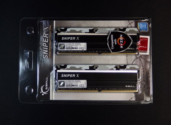 G.Skill F4-3400C16D-16GSXW [DDR4 PC4-27200 8GB 2枚組] 価格