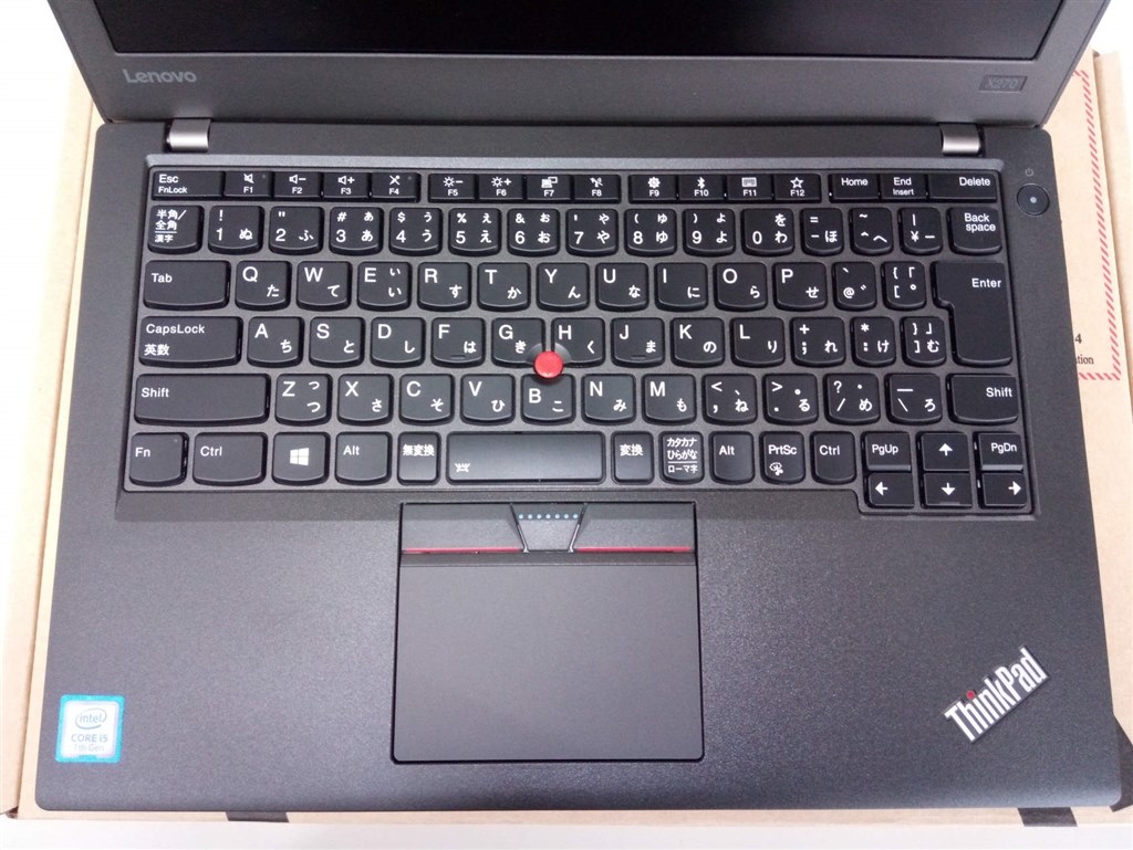 仕事用に購入したX270です。』 Lenovo ThinkPad X270 20HNCTO1WW