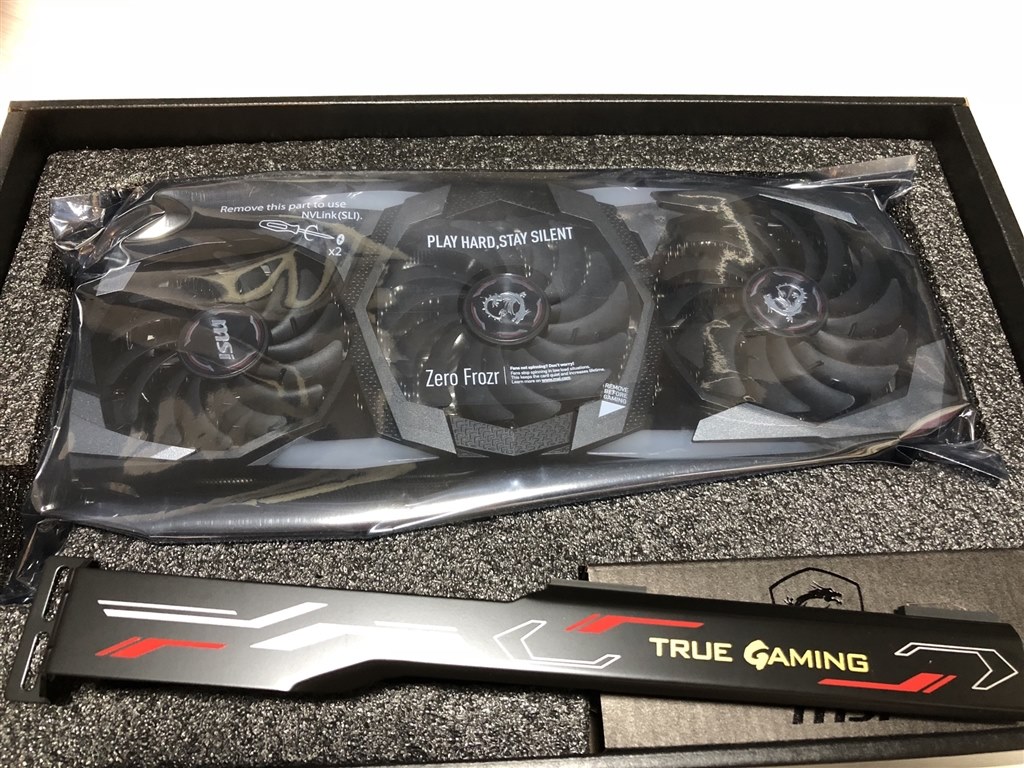 久々のMSI製（笑）』 MSI GeForce RTX 2080 Ti GAMING X TRIO [PCIExp