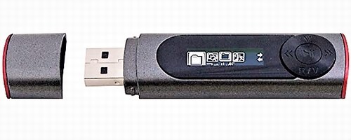 トランセンド　デジタルミュージック プレーヤー　MP330 黒　8GB Transcend MP3 Player MP330 8GB TS8GMP330K Black 25g From