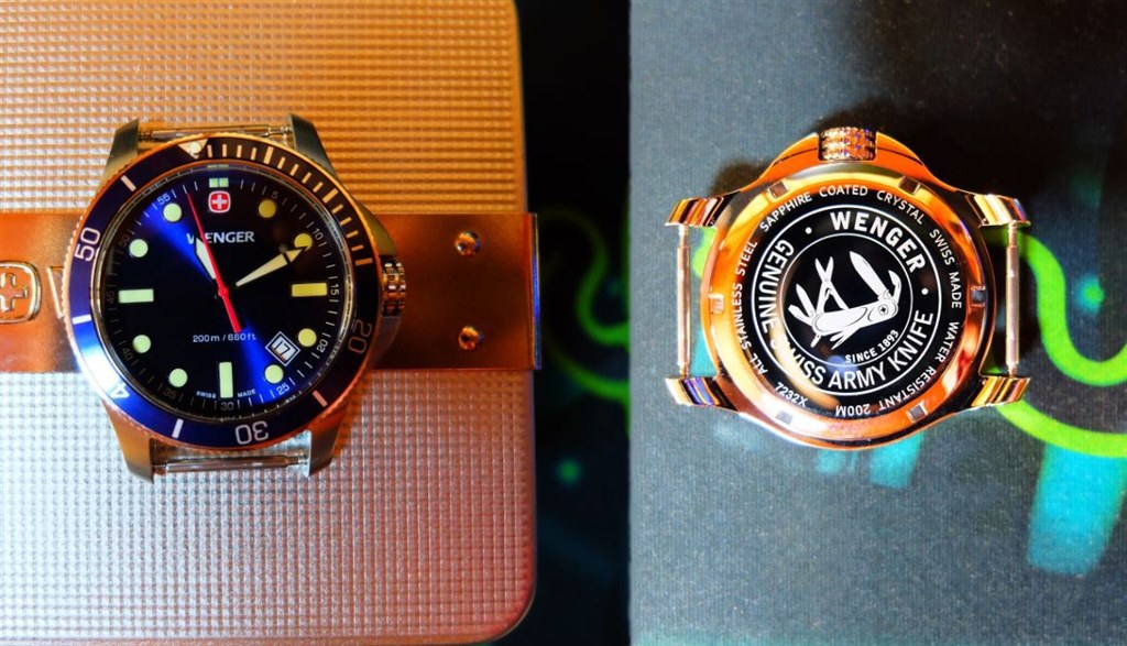 懐かしいウエンガーの腕時計をGet (^_^) 』 ウェンガー バタリオン・III・ダイバー 72328 オリエントブルーさんのレビュー評価・評判 -  価格.com