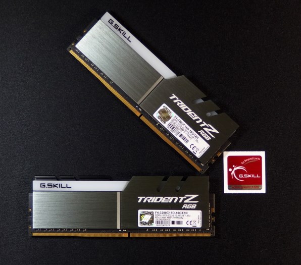G.Skill F4-3200C16D-16GTZR [DDR4 PC4-25600 8GB 2枚組