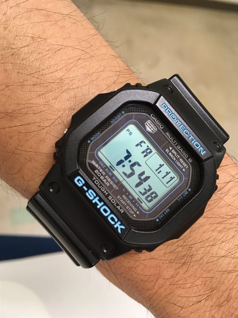今年の仕事用時計 カシオ G Shock ブラックxブルーシリーズ Gw