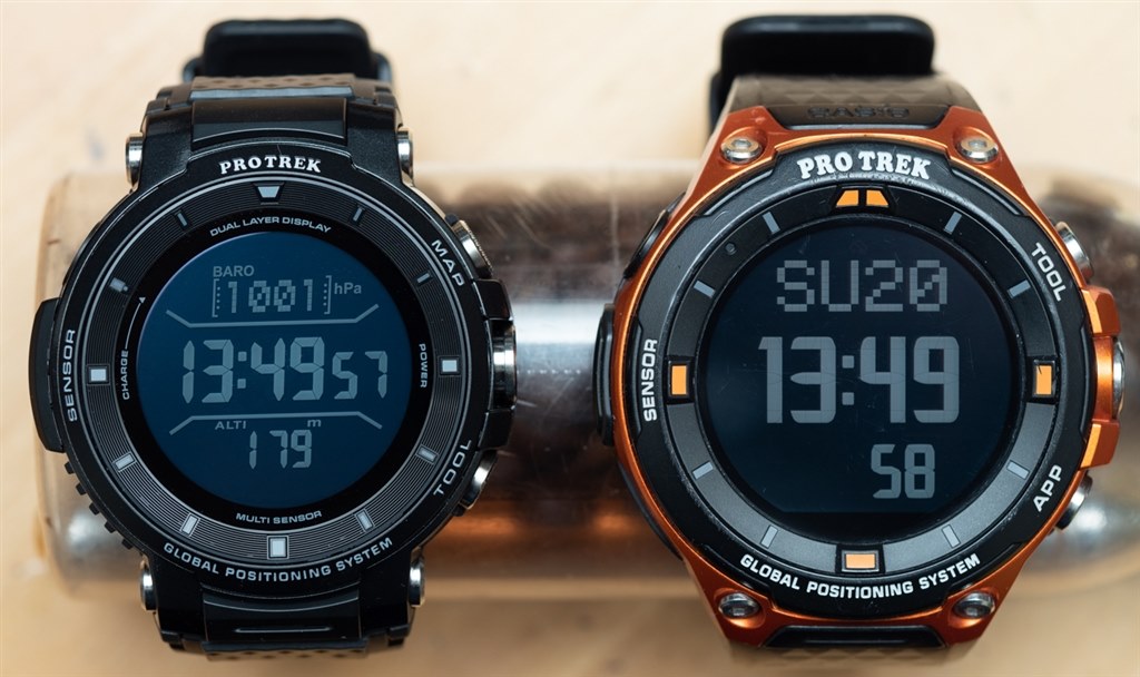 WSD-F20との比較』 カシオ Smart Outdoor Watch PRO TREK Smart WSD-F30-BK [ブラック]  もぉりぃさんのレビュー評価・評判 - 価格.com