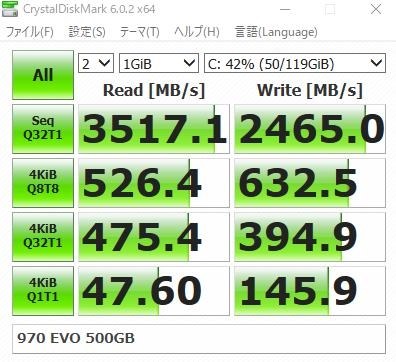 サムスン 970 EVO MZ-V7E500B/IT レビュー評価・評判 - 価格.com