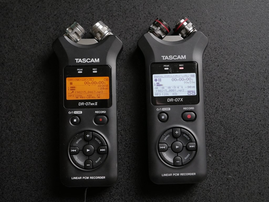 TASCAM　DR-07X　2020/05/23購入分