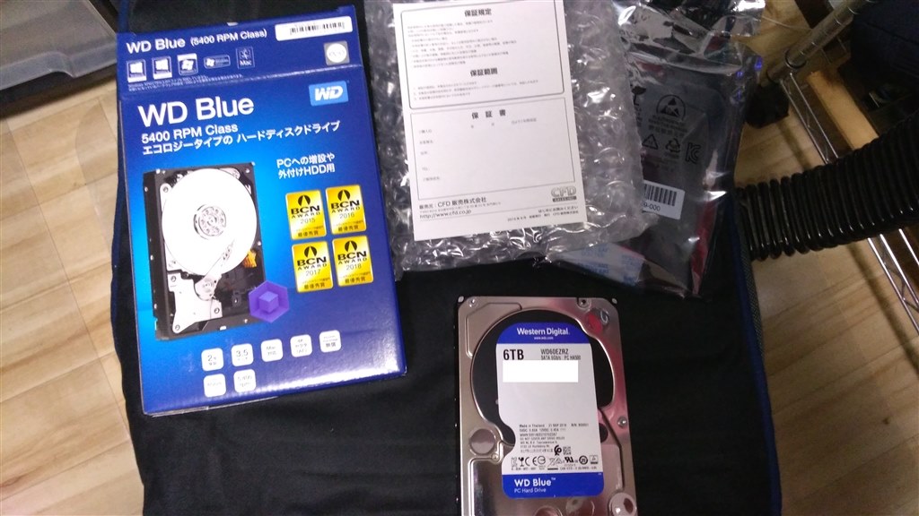 2年保証の正規品と 保証の薄いバルク品が 何故か同価格帯 Western Digital Wd60ezrz Rt 6tb Sata600 5400 まぐたろうさんのレビュー評価 評判 価格 Com