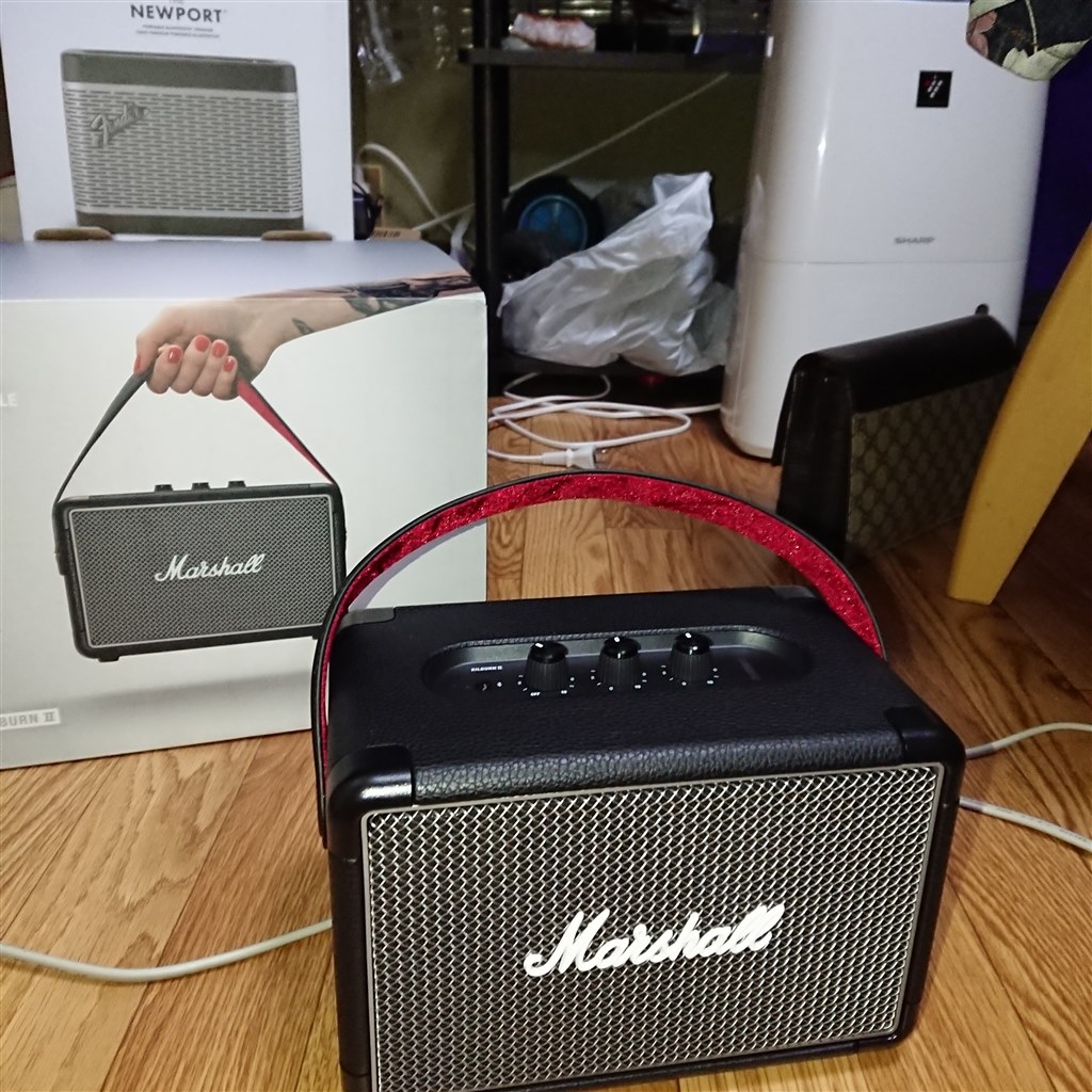 適当な価格 Marshall KILBURN II Black バッテリー搭載ワイヤレス