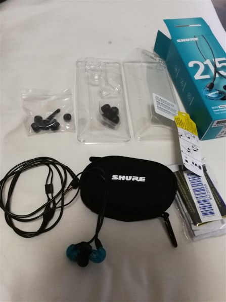 SHURE SE215 Special Edition SE215SPE-A [トランスルーセントブルー