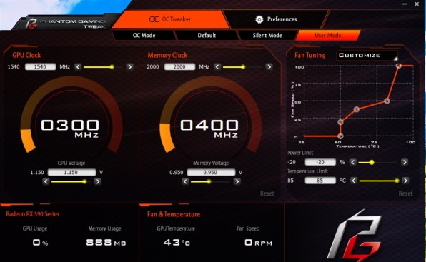 ASRock Phantom Gaming X Radeon RX590 8G OC [PCIExp 8GB